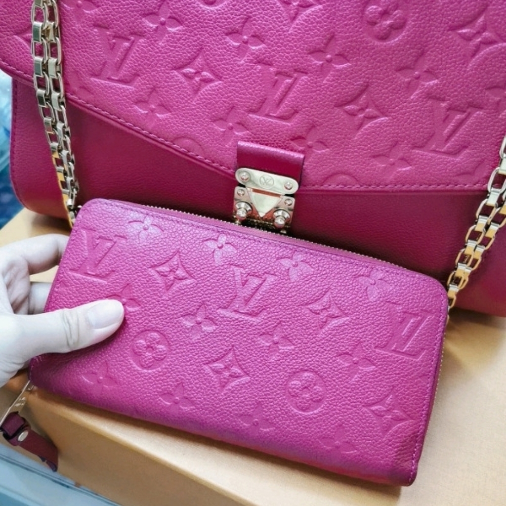 LV leather wallet